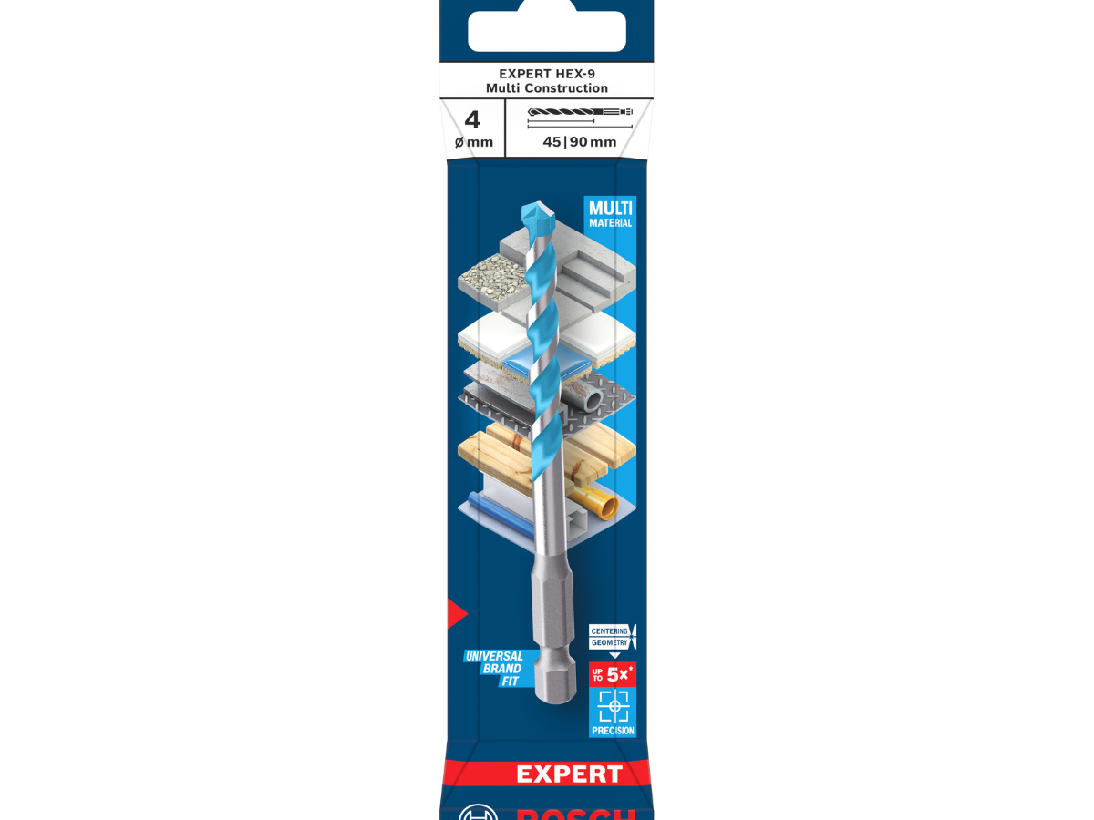 Bosch 2608902250 EXPERT HEX-9 Multi Construction Drill Bit 4 x 45 x 90mm