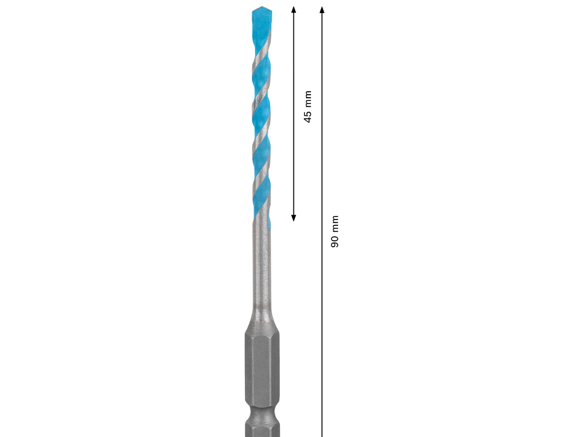 Bosch 2608902250 EXPERT HEX-9 Multi Construction Drill Bit 4 x 45 x 90mm
