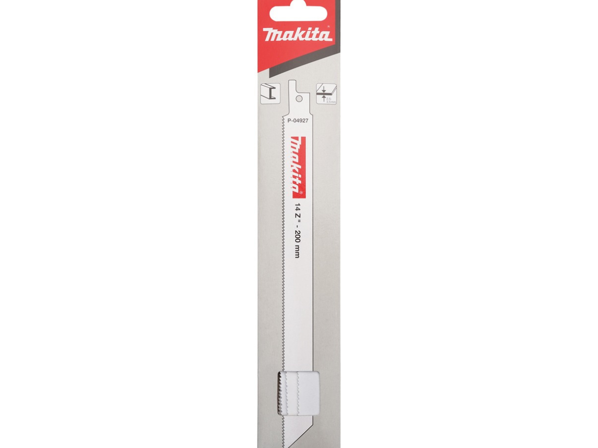 Makita P-04927 Bi-Metal Multi-Material Reciprocating Saw Blade 200mm 14TPI (Pack of 5)