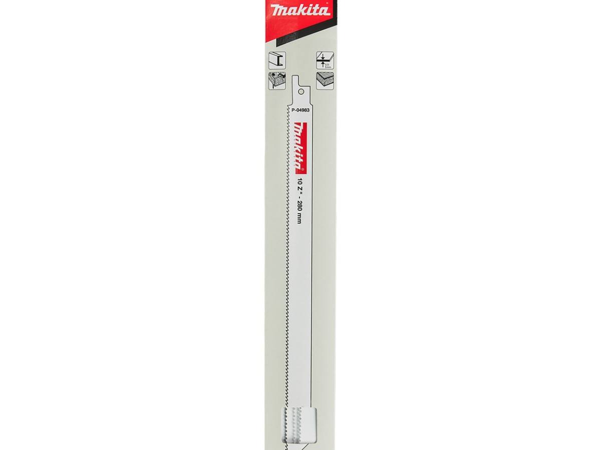 Makita P-04983 Bi-Metal Reciprocating Saw Blade for Wood & Metal 280mm 10TPI (Pack of 5)