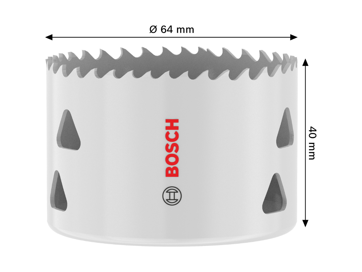 Bosch 2608594588 Multi Material Threaded Hole Saw 64 x 40mm