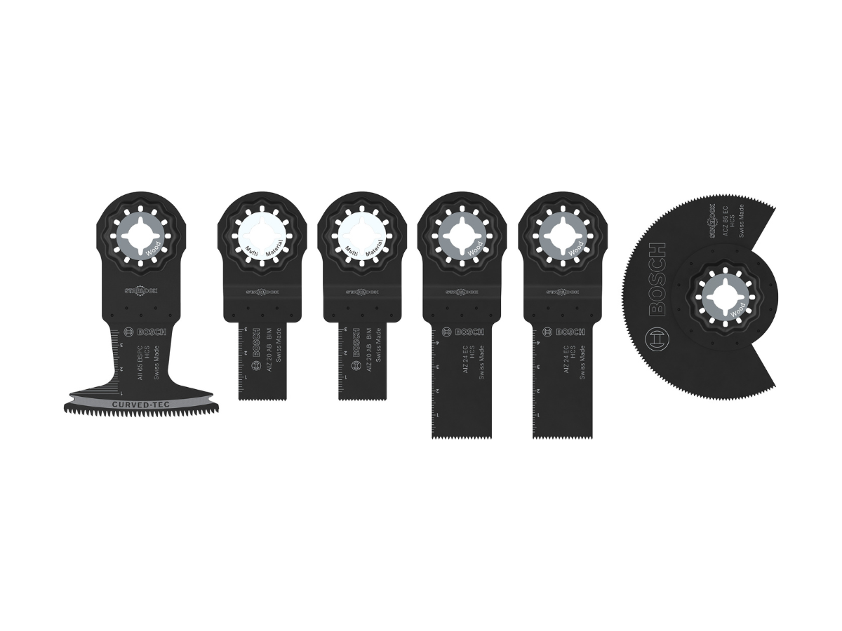 Bosch 2608669334 Starlock Multi-Tool Blade Set for Wood & Soft Metal (6 Piece)