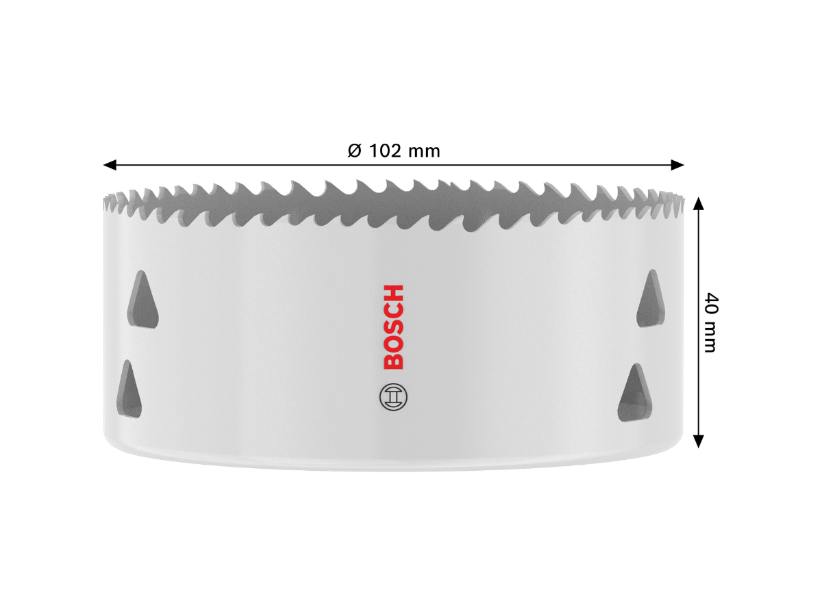 Bosch 2608594602 Multi Material Threaded Hole Saw 102 x 40mm