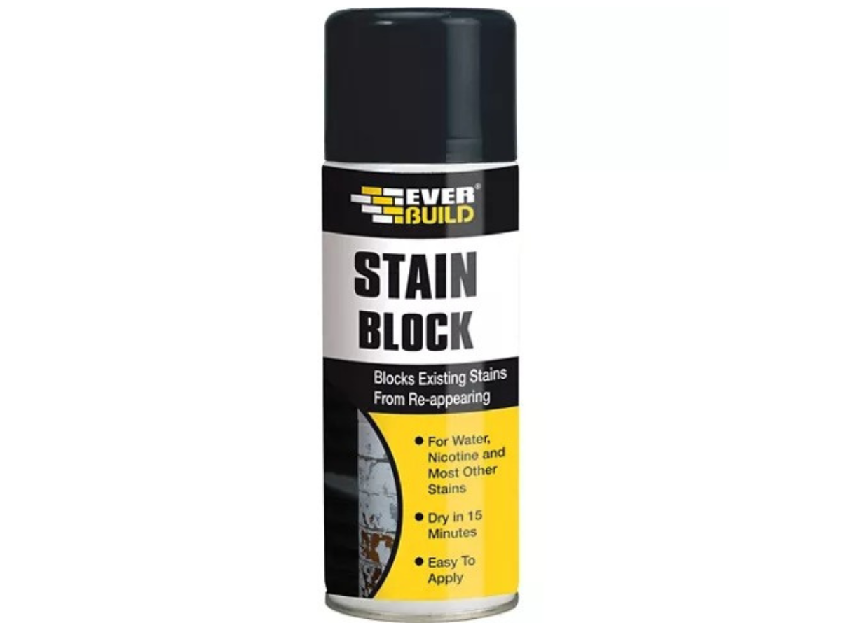 Everbuild 488592 Stain Block Aerosol Spray 400ml White (Box of 12)