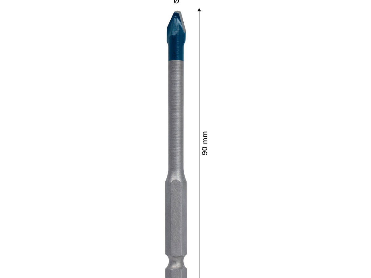 Bosch 2608902307 EXPERT HEX-9 HardCeramic Tile Drill Bit 6 x 90mm