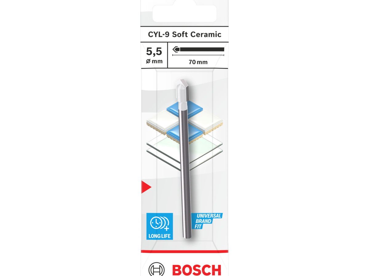 Bosch 2608707345 CYL-9 SoftCeramic Tile Drill Bit 5.5 x 70mm