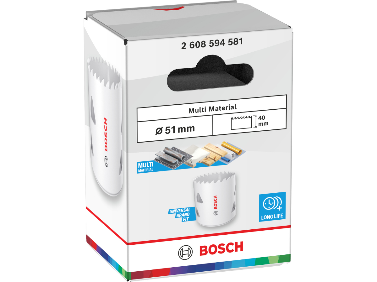 Bosch 2608594581 Multi Material Threaded Hole Saw 51 x 40mm