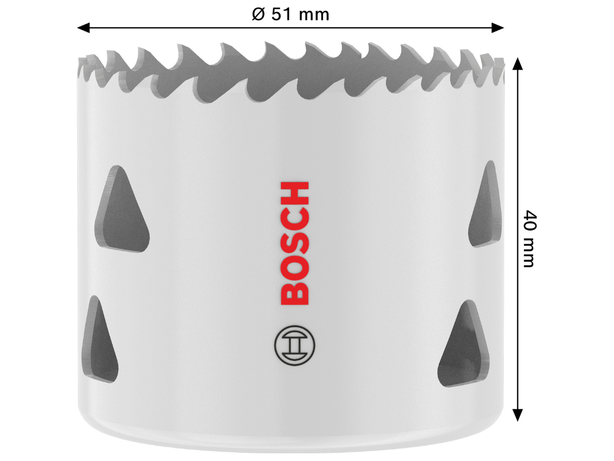 Bosch 2608594581 Multi Material Threaded Hole Saw 51 x 40mm