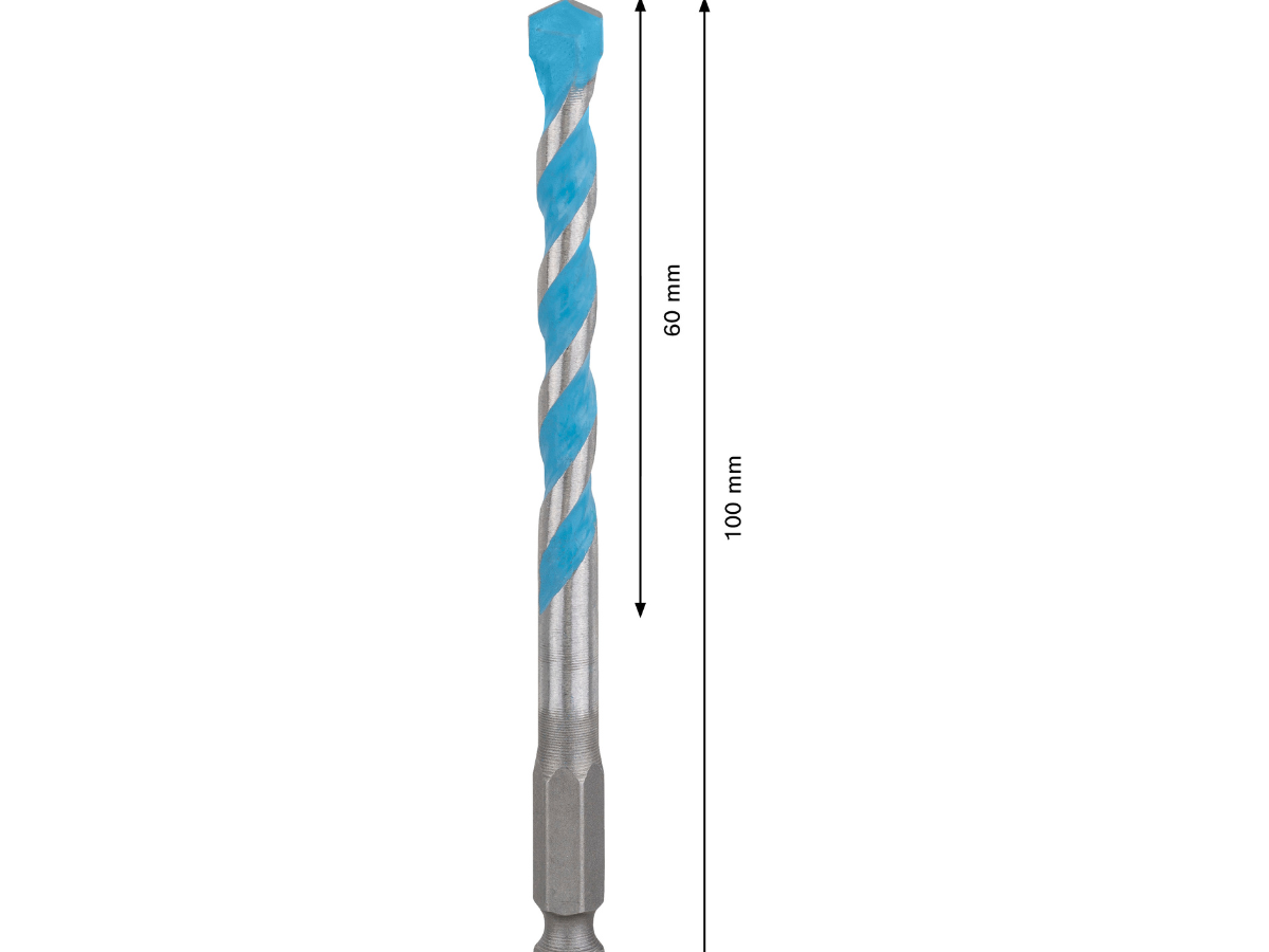 Bosch 2608902262 EXPERT HEX-9 Multi Construction Drill Bit 7 x 60 x 100mm