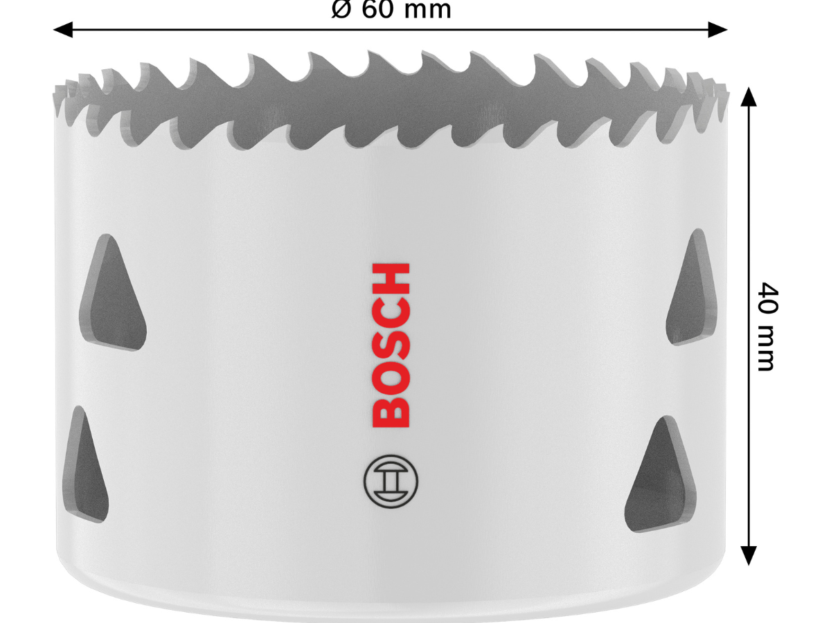 Bosch 2608594587 Multi Material Threaded Hole Saw 60 x 40mm