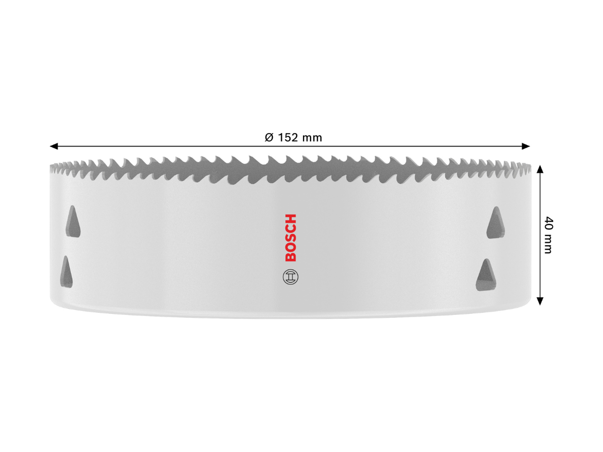 Bosch 2608594610 Multi Material Threaded Hole Saw 152 x 40mm