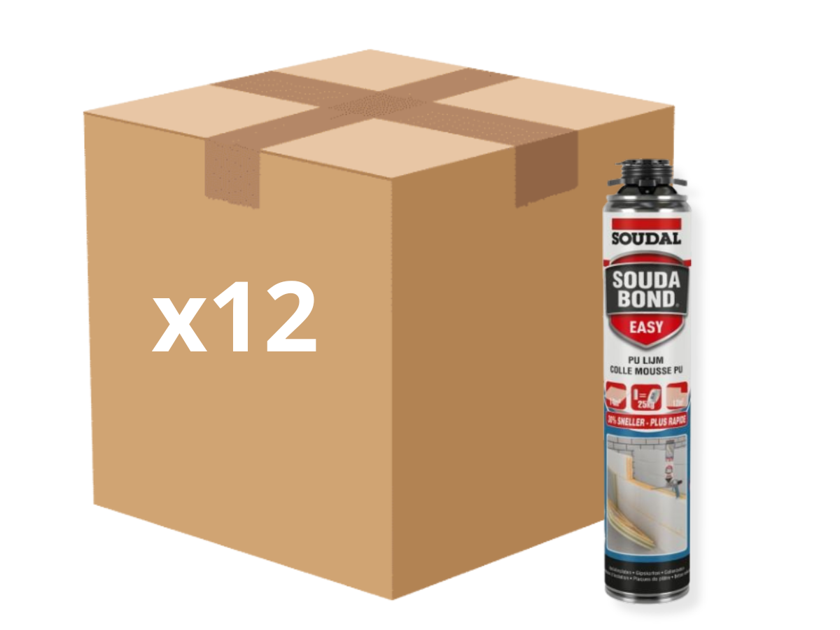 Soudal 161094 Soudabond Easy 1K Gun Adhesive 750ml (Box of 12)