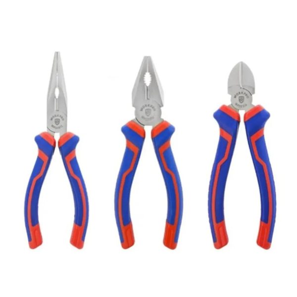 Workpro WP201008 CV Steel Pliers Set 6" (3 Piece)