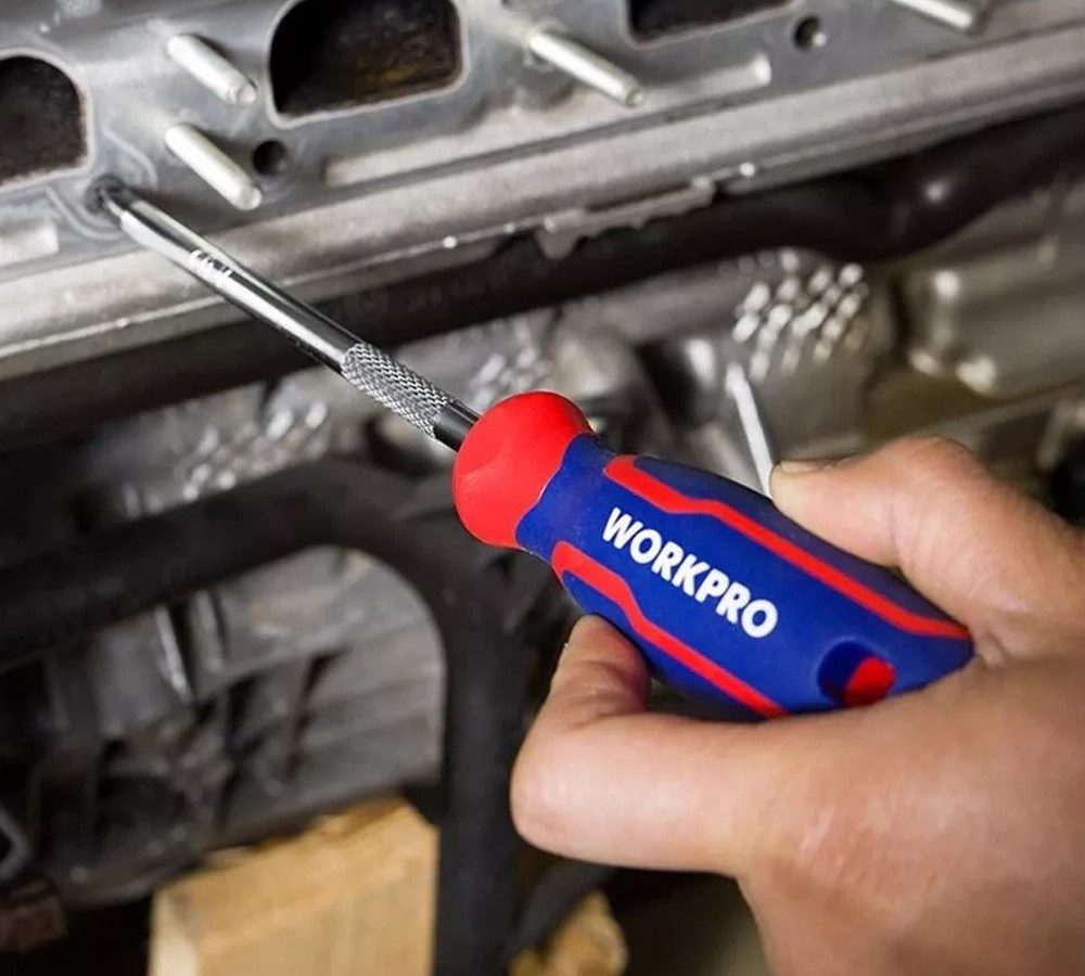Workpro WP200505 CR-V Magnetic Screwdriver Set (8 Piece)