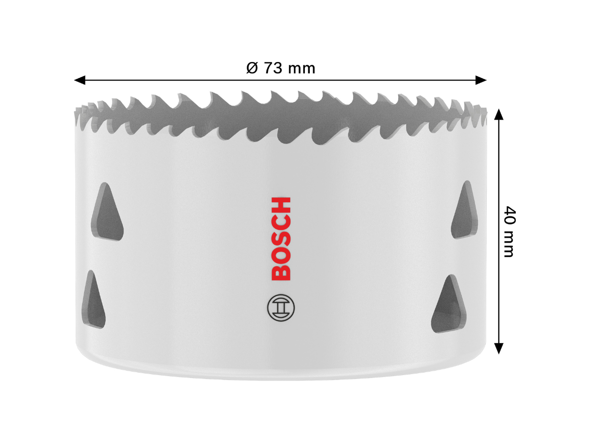 Bosch 2608594593 Multi Material Threaded Hole Saw 73 x 40mm