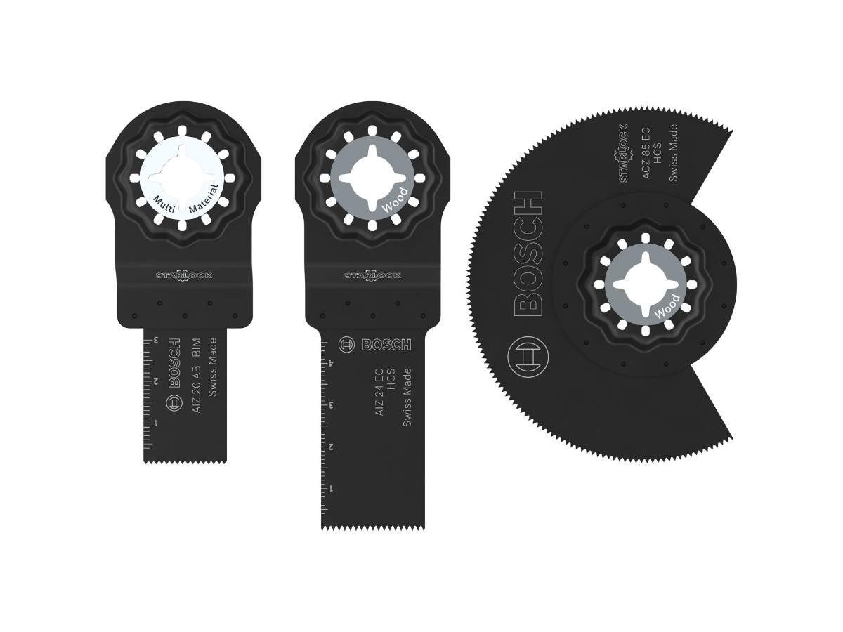 Bosch 2608669333 Starlock Multi-Tool Blade Set for Wood & Soft Metal (3 Piece)