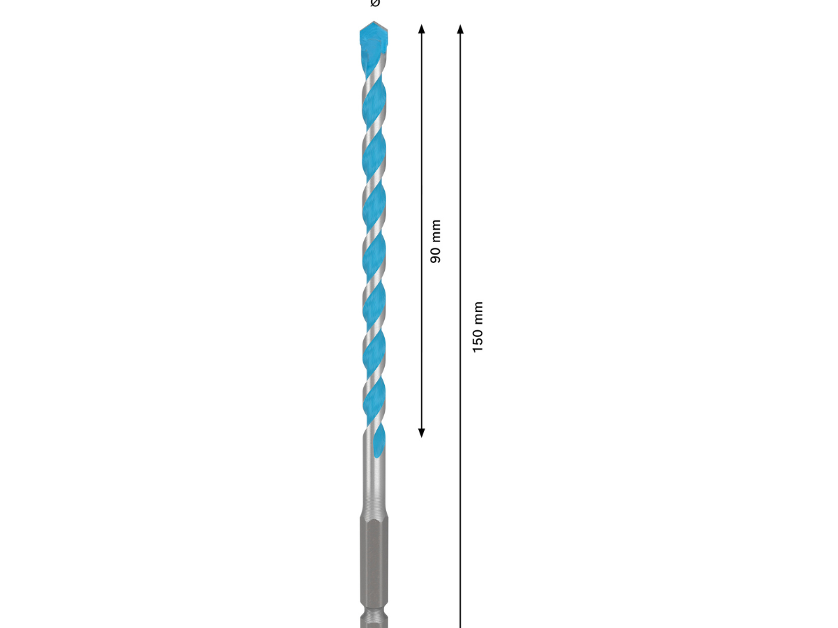 Bosch 2608902260 EXPERT HEX-9 Multi Construction Drill Bit 6.5 x 90 x 150mm