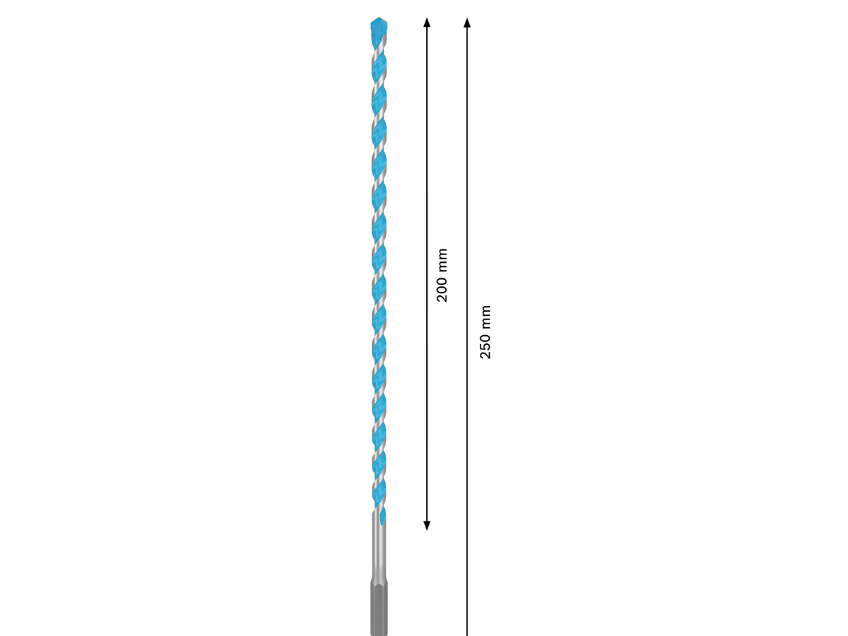 Bosch 2608902258 EXPERT HEX-9 Multi Construction Drill Bit 6 x 200 x 250mm