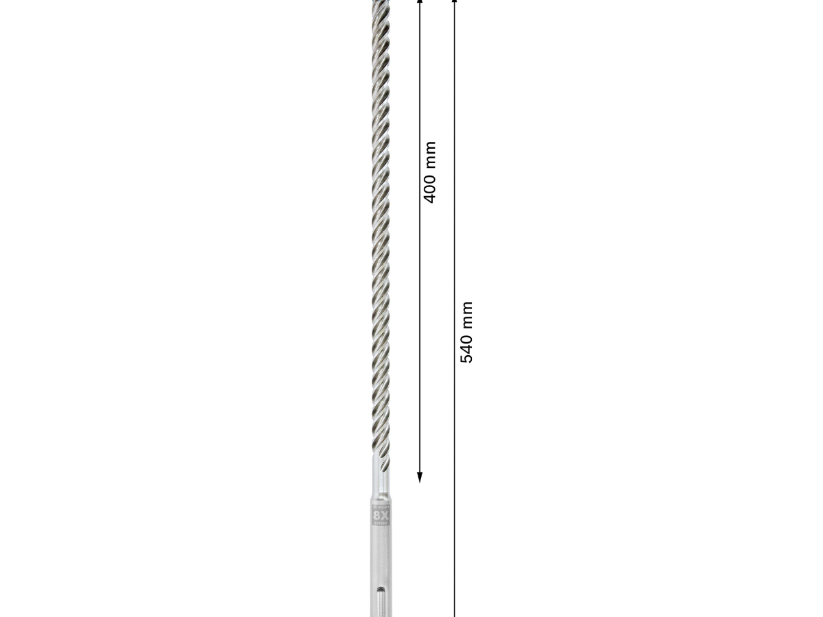 Bosch 2608900215 EXPERT SDS Max-8X Hammer Drill Bit for Reinforced Concrete 16 x 400 x 540mm