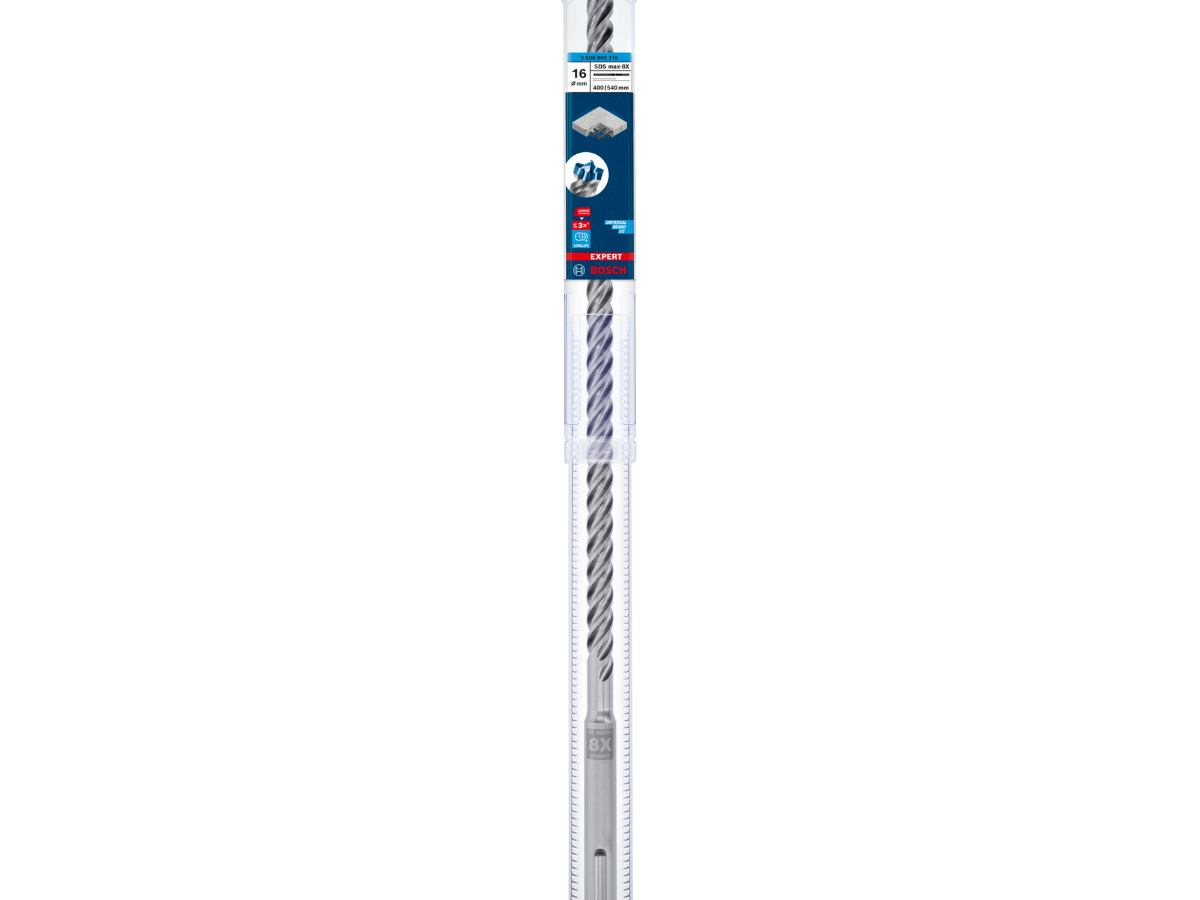 Bosch 2608900215 EXPERT SDS Max-8X Hammer Drill Bit for Reinforced Concrete 16 x 400 x 540mm
