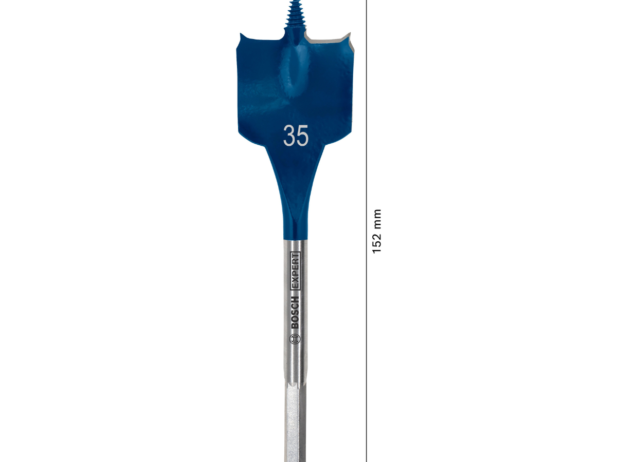 Bosch 2608902103 EXPERT Self Cut Speed Spade Drill Bit for Wood 35 x 100 x 152mm