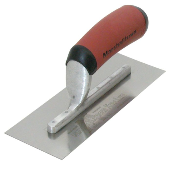 Marshalltown M11SSD Stainless Steel Midget Finishing Trowel with DuraSoft Handle 8in x 3in