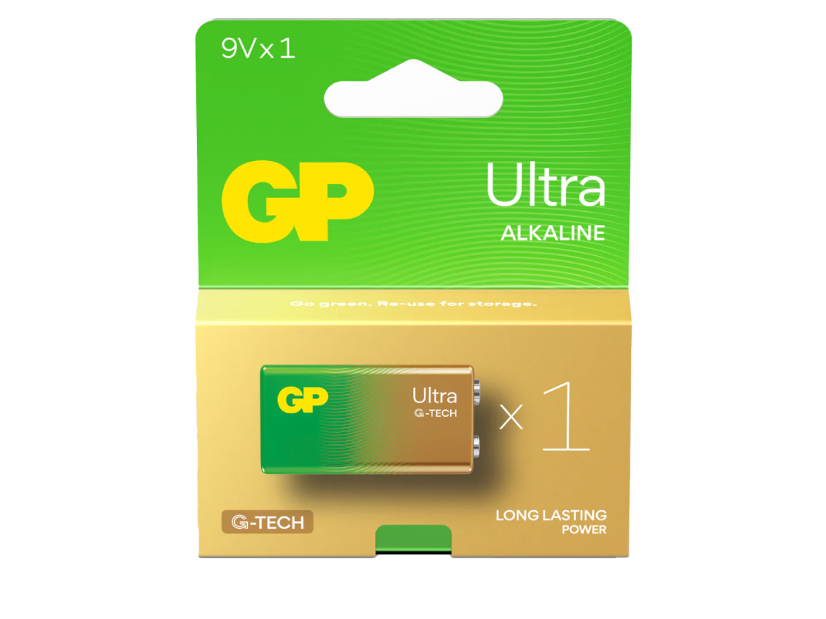 GP Batteries GPPVA9VAU143 Ultra Alkaline 9V Battery