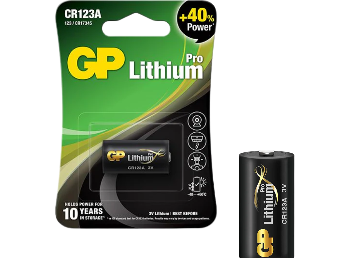 GP Batteries GPPCL123A151 Pro CR123A 3V Lithium Battery