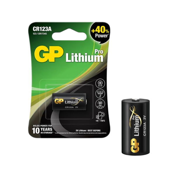 GP Batteries GPPCL123A151 Pro CR123A 3V Lithium Battery