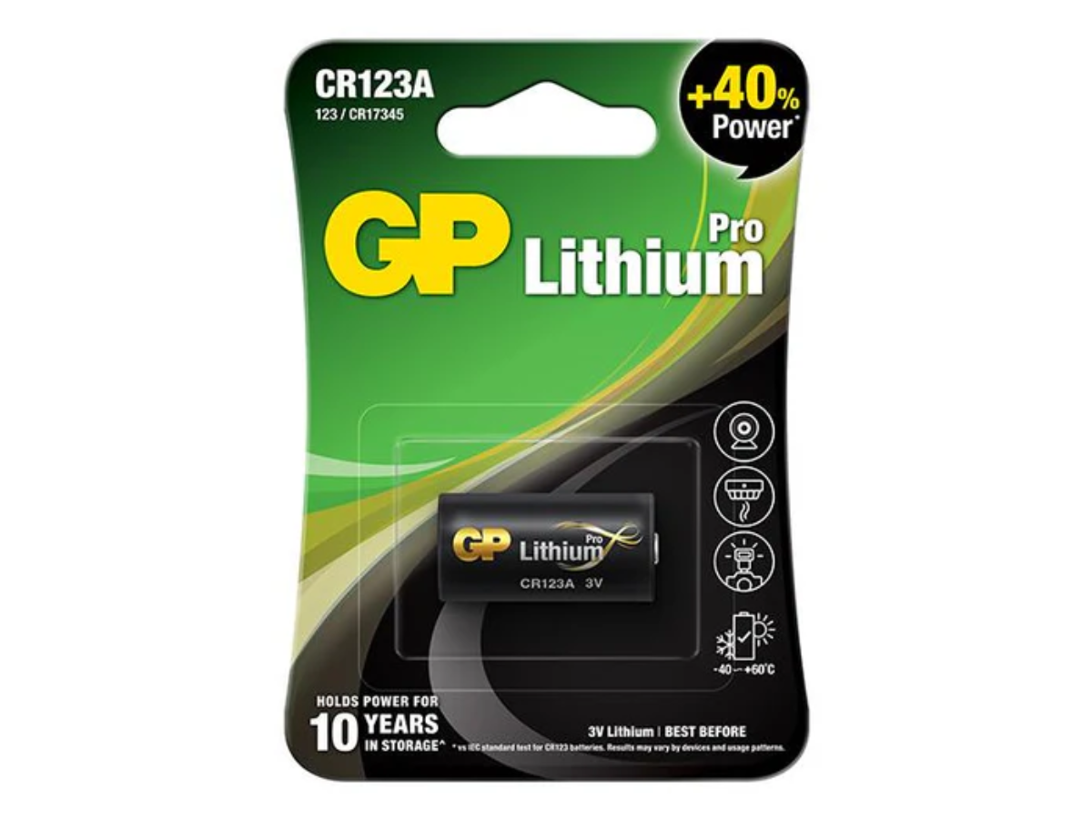 GP Batteries GPPCL123A151 Pro CR123A 3V Lithium Battery