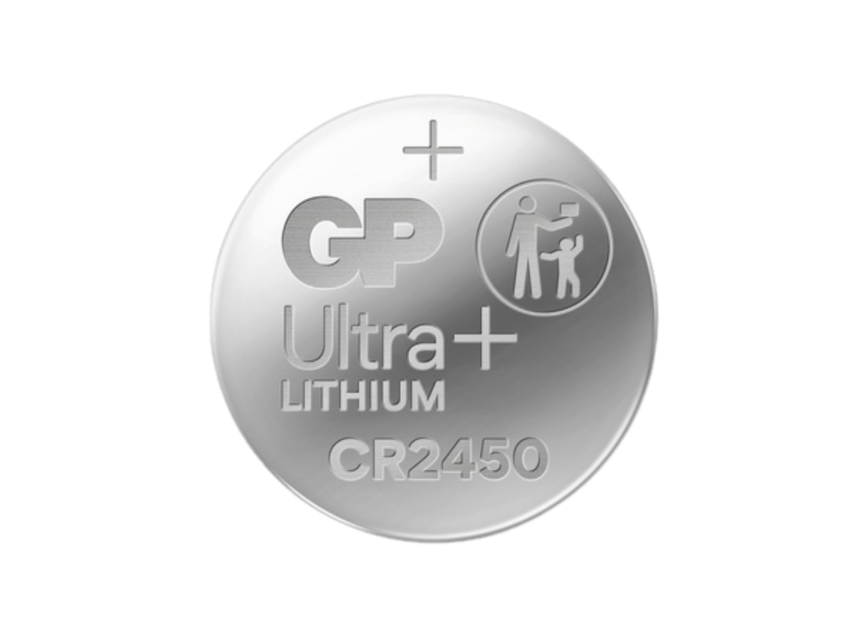GP Batteries GPPBL245U002 CR2450 3V Lithium Coin Batteries (Pack of 5)