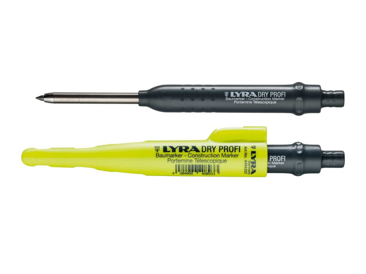 Lyra L4497101 DRY PROFI Construction Marker & Refill Display (20 Markers, 12 Refills)