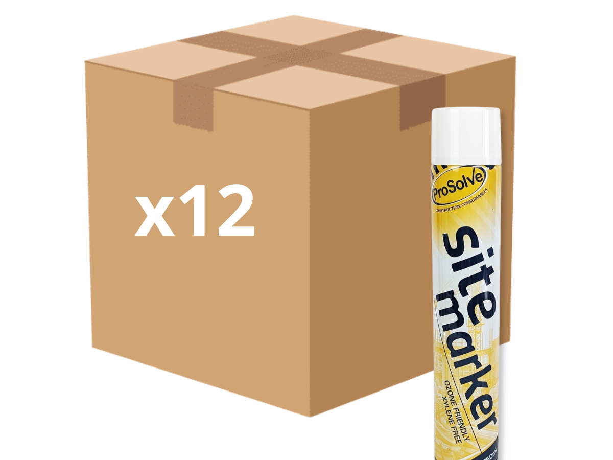 ProSolve PVSMW7A Sitemarker Line Marking Paint White 750ml (Box of 12)