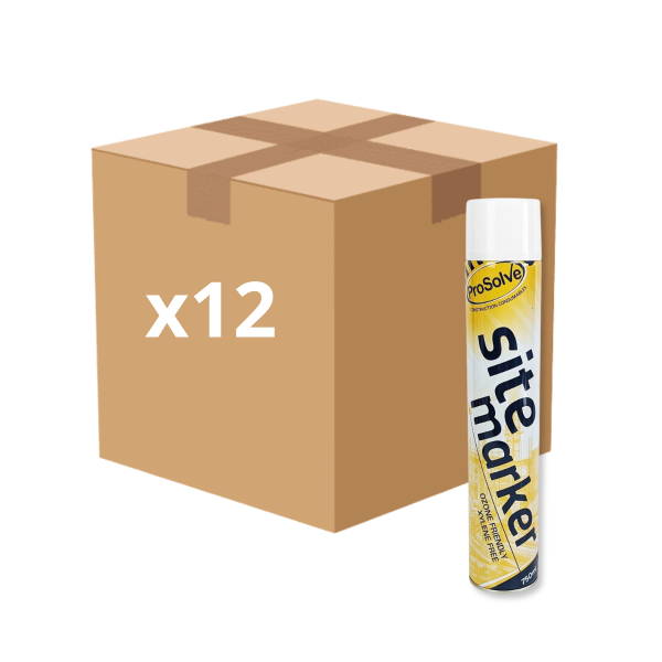 ProSolve PVSMW7A Sitemarker Line Marking Paint White 750ml (Box of 12)
