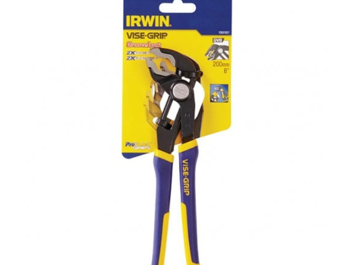 Irwin 10507627 Vise-Grip GrooveLock Water Pump Pliers 200mm/8″