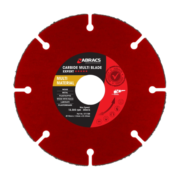 Abracs CT115M Expert Carbide Multi-Cut Blade 115mm