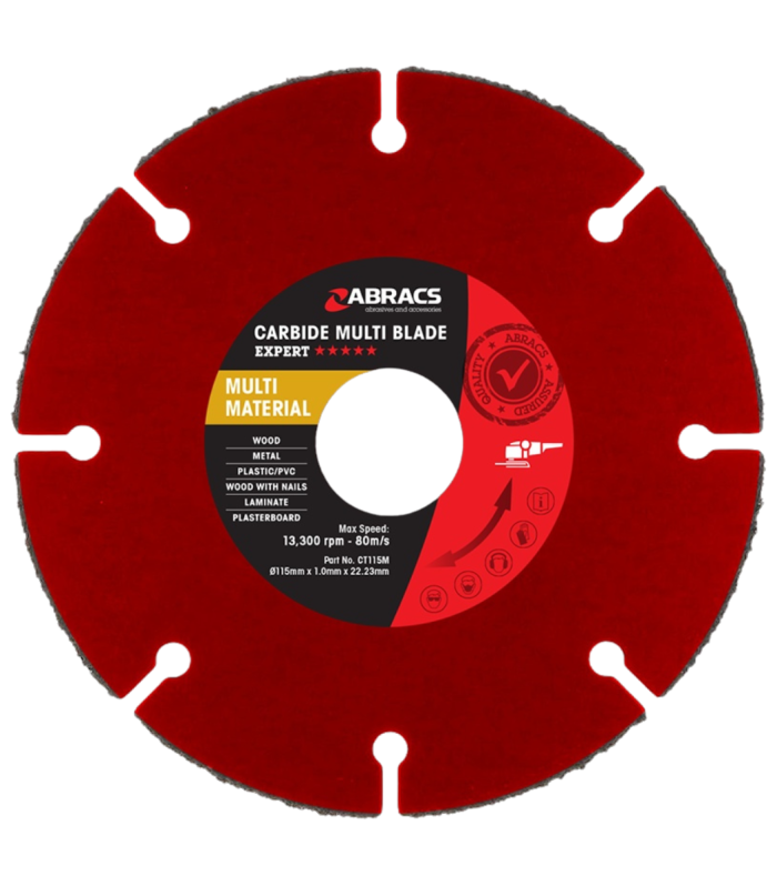 Abracs CT115M Expert Carbide Multi-Cut Blade 115mm