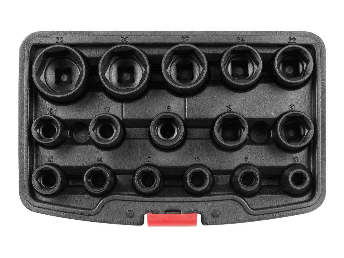 Sealey AK5624M Premier 1/2″ Sq Drive Impact Socket Set (16 Piece)