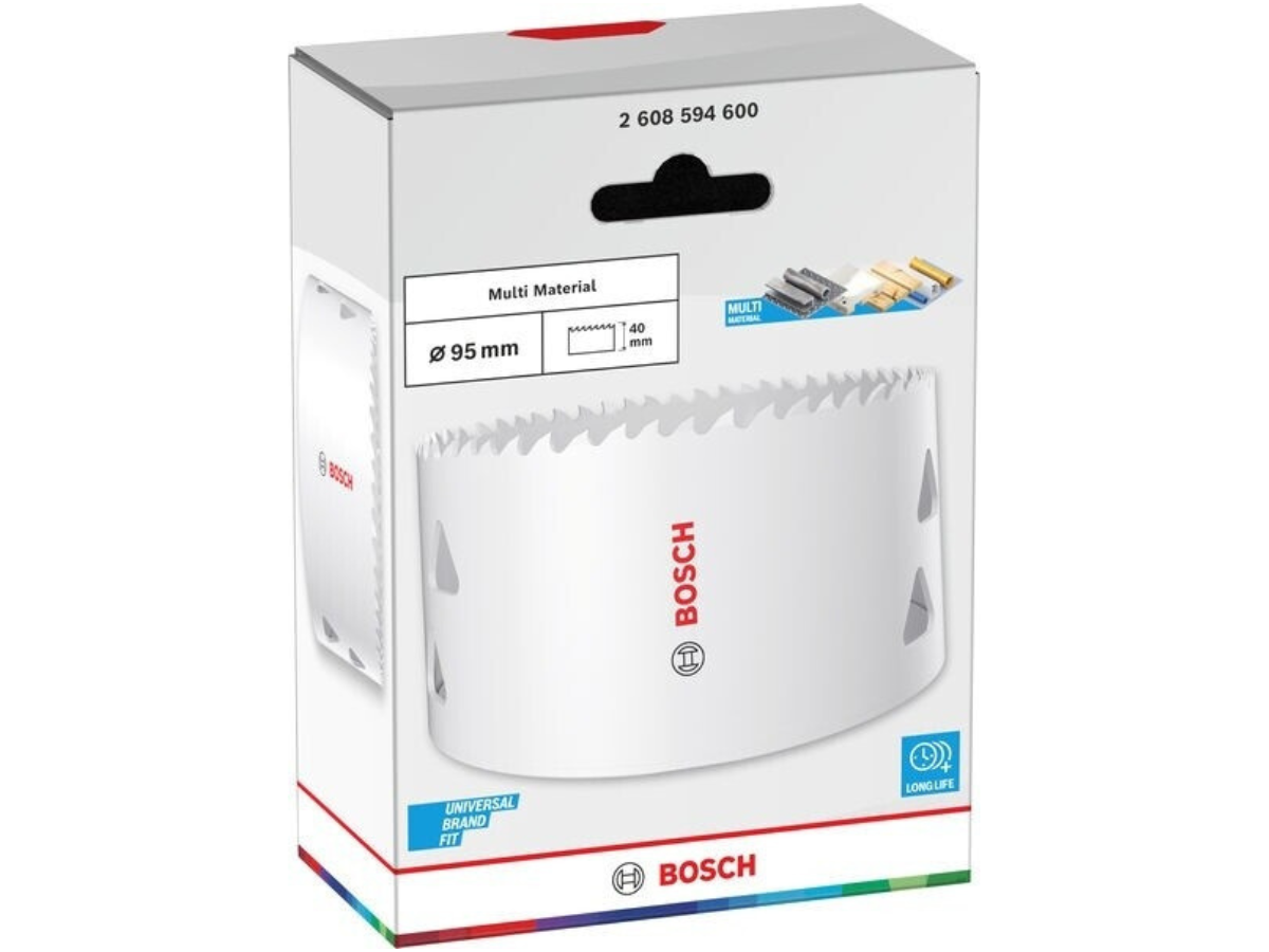 Bosch 2608594600 Multi Material Threaded Hole Saw 95 x 40mm