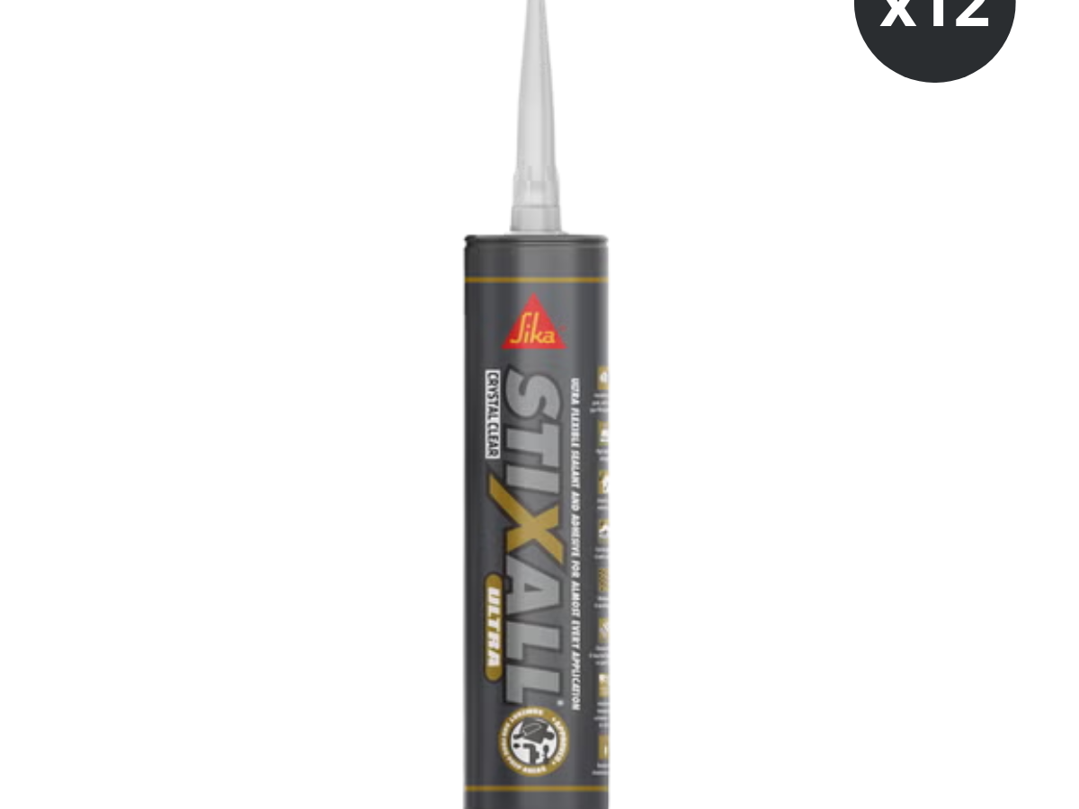 Sika 894816 Stixall Ultra Adhesive & Sealant 300ml Crystal Clear (Box of 12)