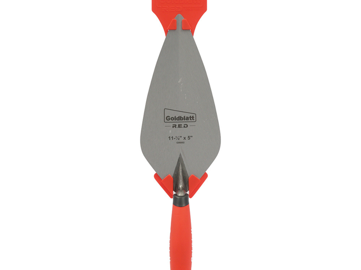 Goldblatt G16002 RED London Brick Trowel 11 1/2 x 5in
