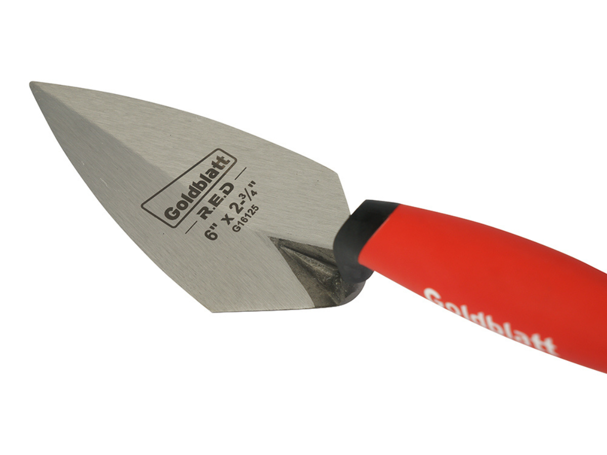Goldblatt G16125 RED Pointing Trowel 6 x 2 3/4in