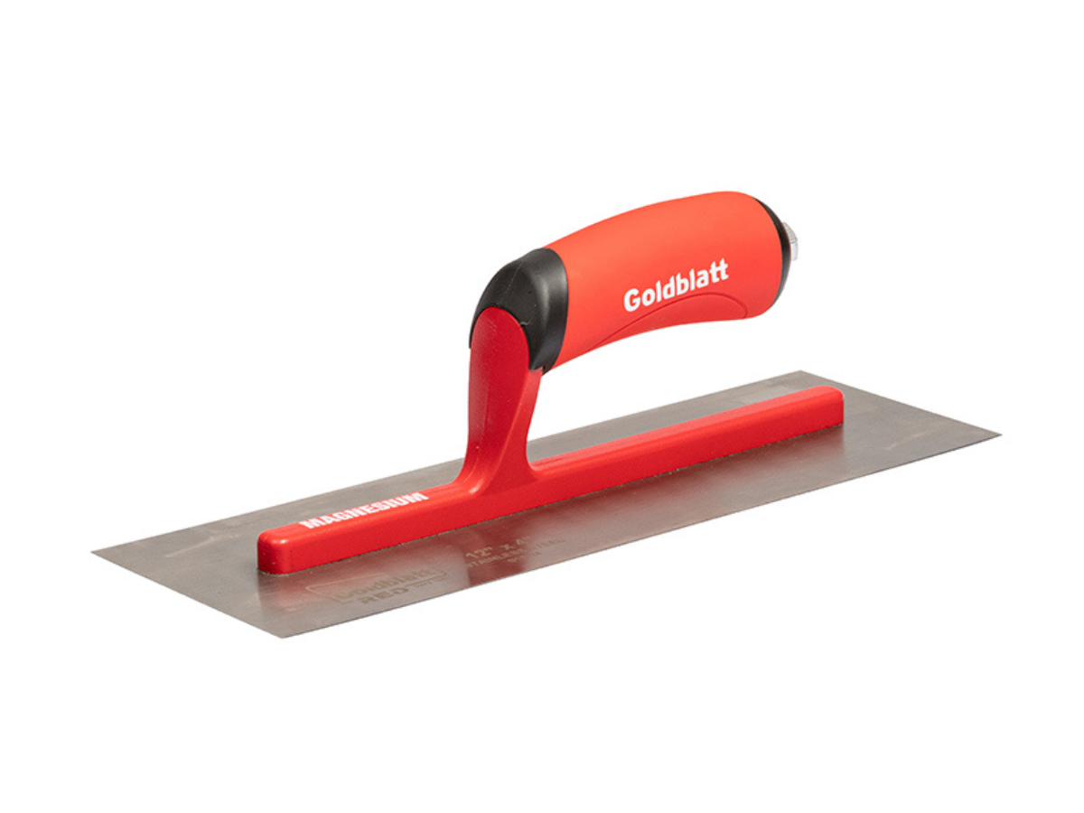 Goldblatt G16114 RED Stainless Finish Trowel 12 x 4in