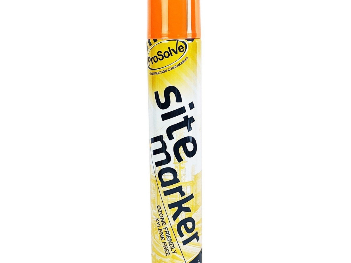 ProSolve PVSMO7A Sitemarker Aerosol Marking Paint Orange 750ml (Box of 12)