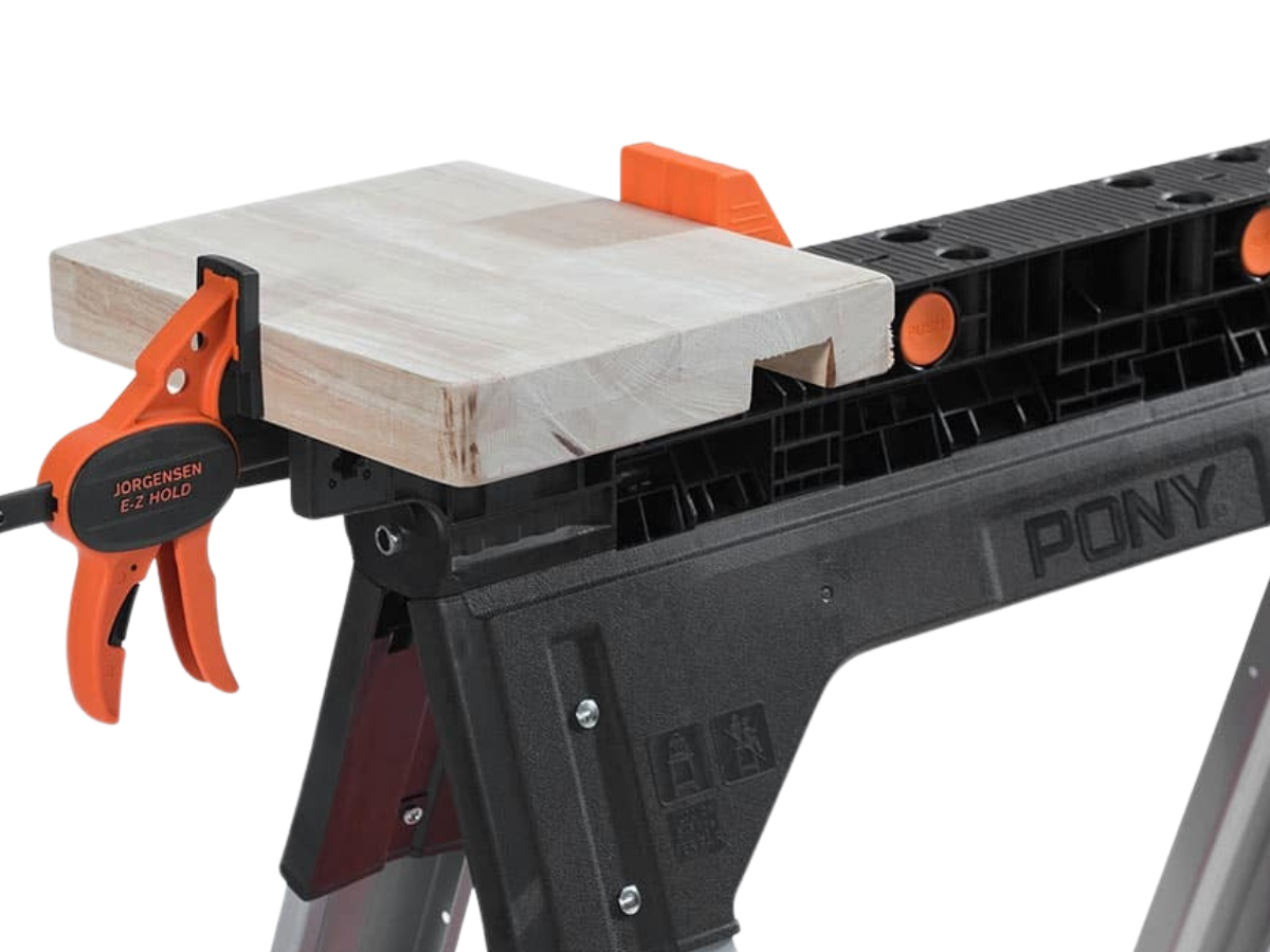 Pony Jorgensen 60400 Clamping Sawhorse Set 32″ 1,200lb (2 Piece)