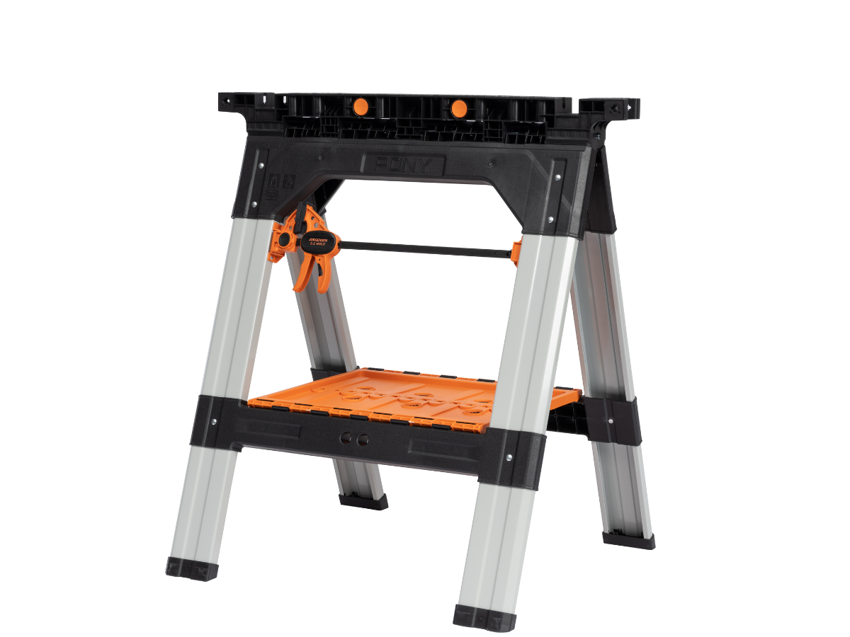 Pony Jorgensen 60400 Clamping Sawhorse Set 32″ 1,200lb (2 Piece)